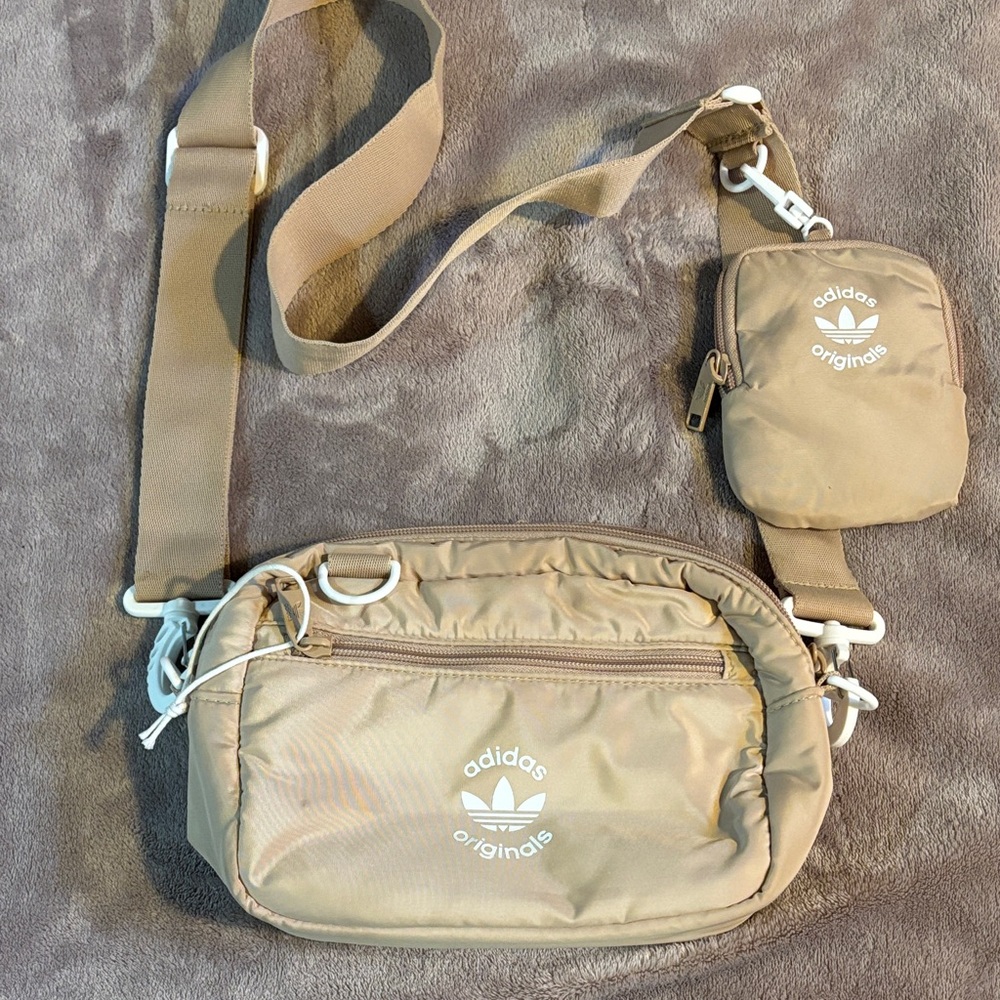 Adidas Tan Crossbody Bag Duo
